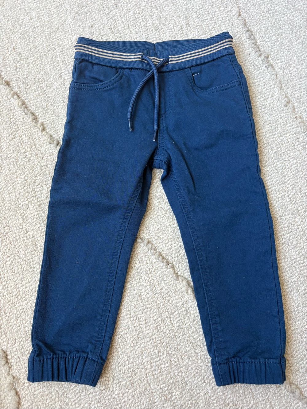 MAYORAL | Navy Drawstring Jogger Pants - EUC